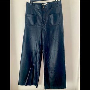 ZARA FAUX LEATHER PANTS!